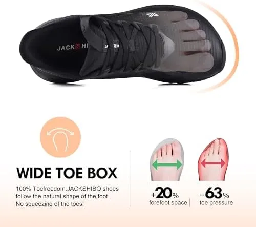 JACKSHIBO Women's Wide Toe Box Road Running Shoes Slip in Hands Free Arch Support Tennis Shoes Orthopedic Cushion Walking Sneakers with Metatarsal Pad