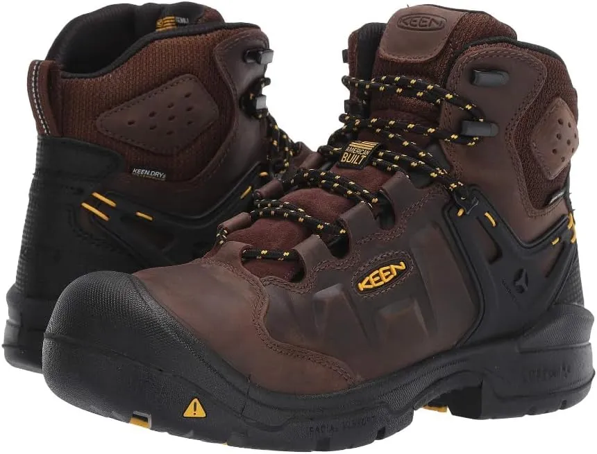KEEN Utility Men's Dover 6" Composite Toe Waterproof Industrial Work Boot