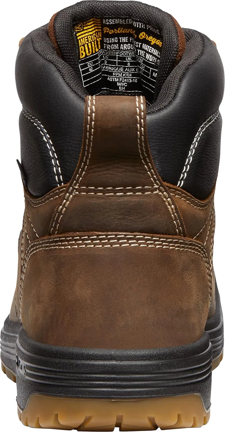 KEEN Utility Men's Fort Wayne 6" Waterproof Composite Toe Wedge Work Boot