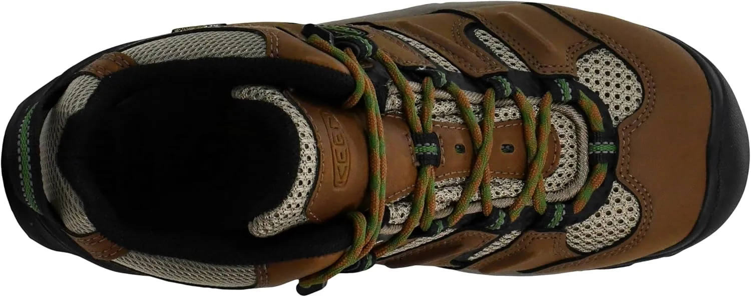 KEEN Utility Men's Lansing Mid Height Steel Toe Waterproof Work Boots