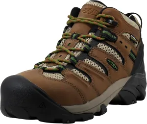 KEEN Utility Men's Lansing Mid Height Steel Toe Waterproof Work Boots