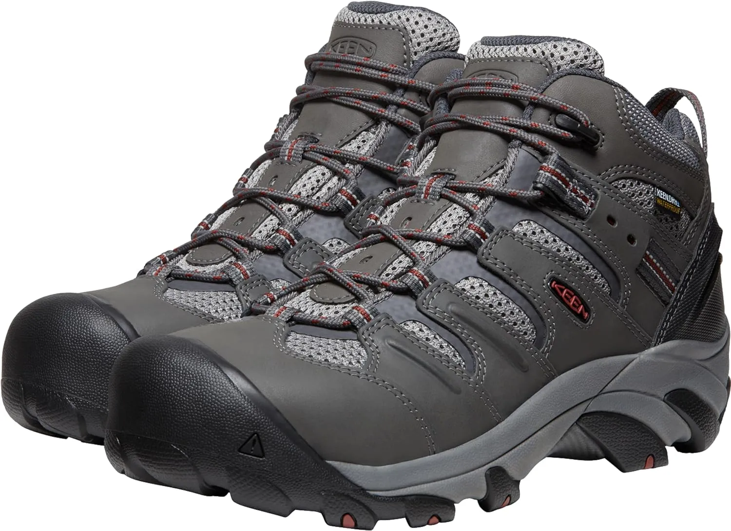 KEEN Utility Men's Lansing Mid Height Steel Toe Waterproof Work Boots