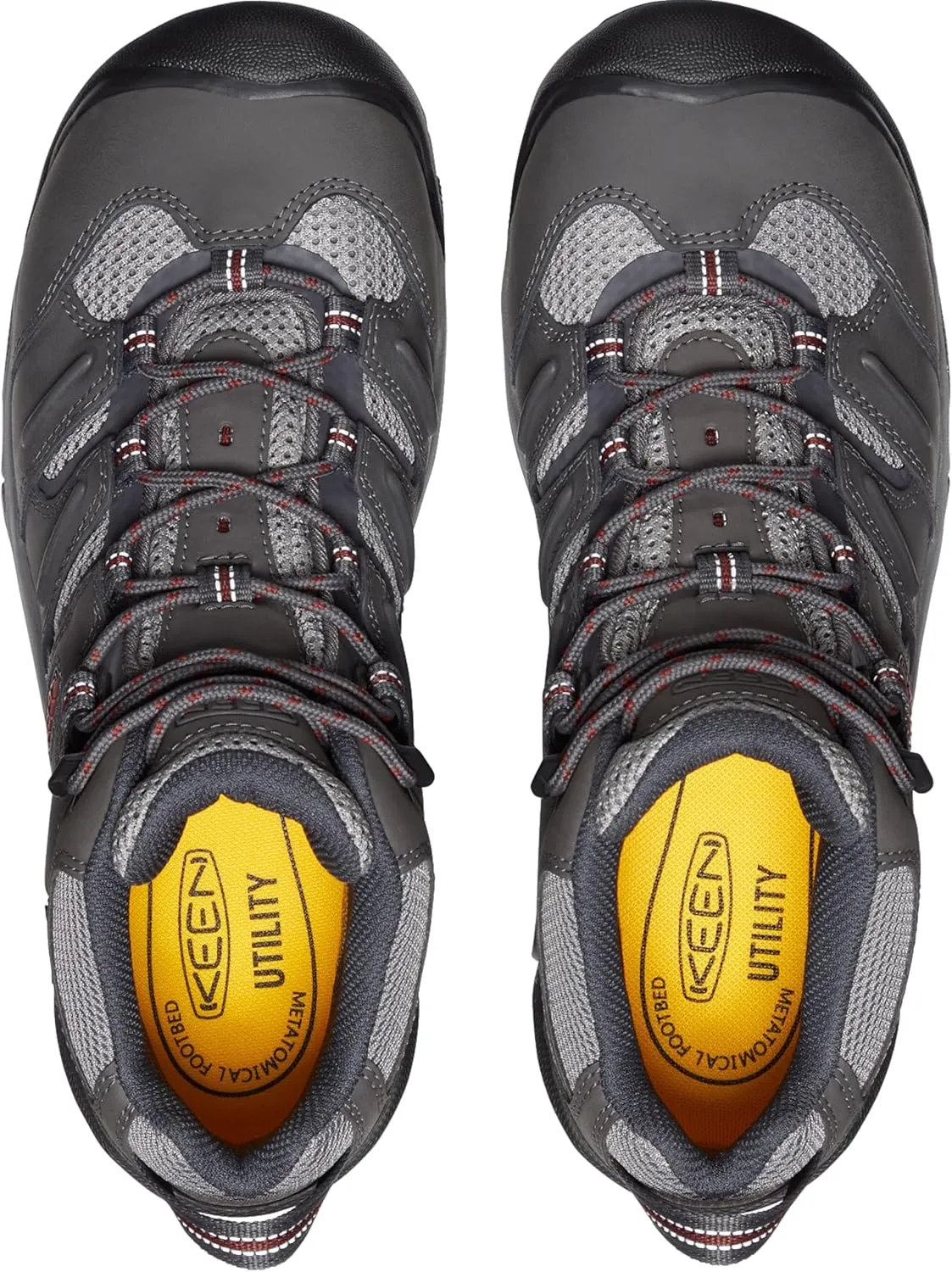 KEEN Utility Men's Lansing Mid Height Steel Toe Waterproof Work Boots