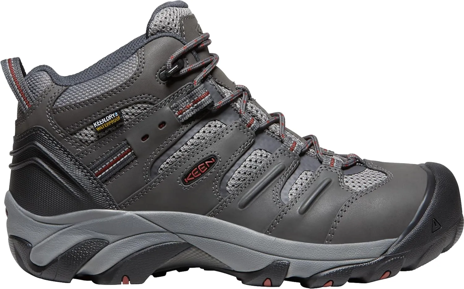 KEEN Utility Men's Lansing Mid Height Steel Toe Waterproof Work Boots