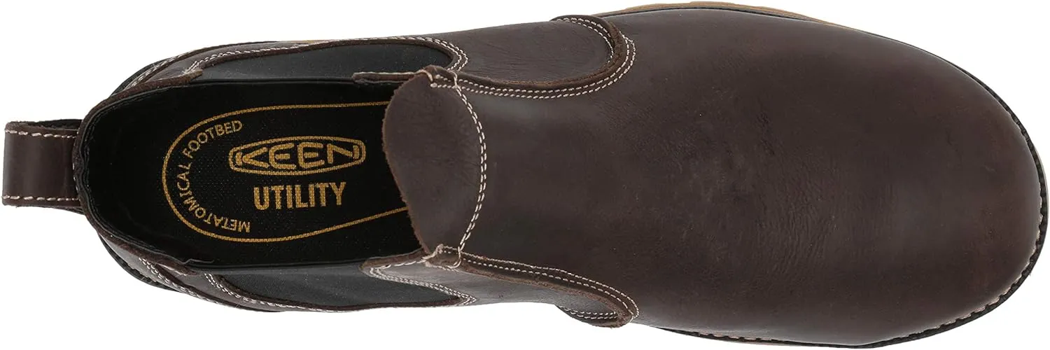 KEEN Utility Men's Seattle Romeo Mid Height Alloy Toe Pull On Work Shoe
