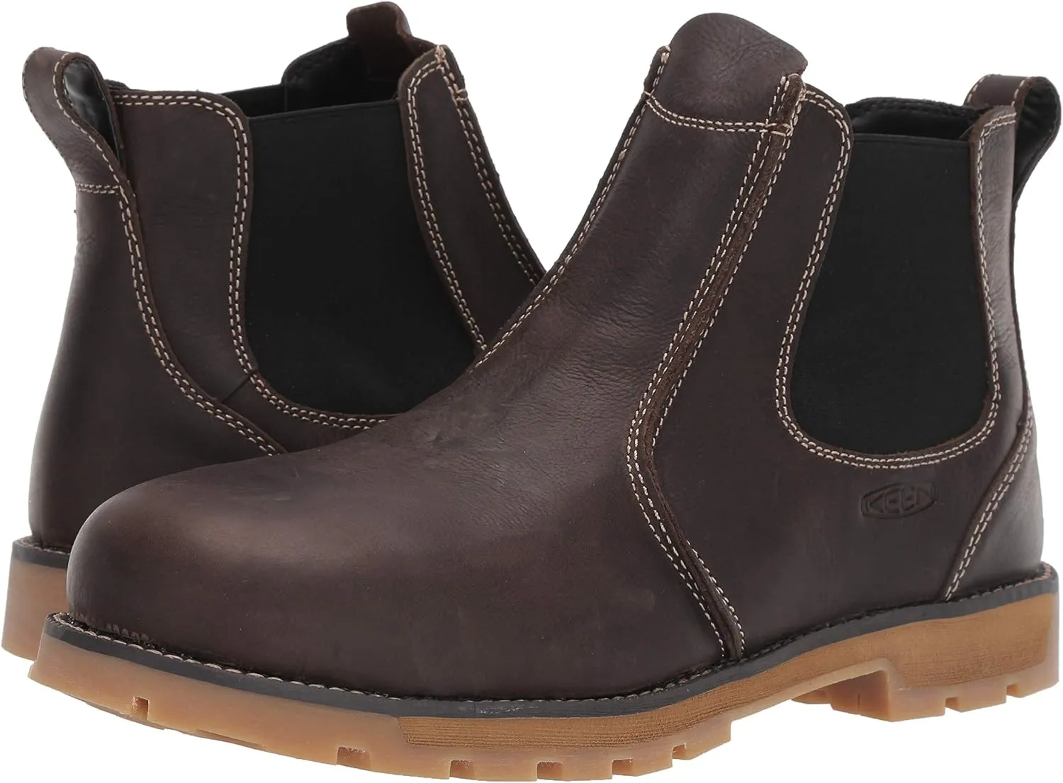 KEEN Utility Men's Seattle Romeo Mid Height Alloy Toe Pull On Work Shoe