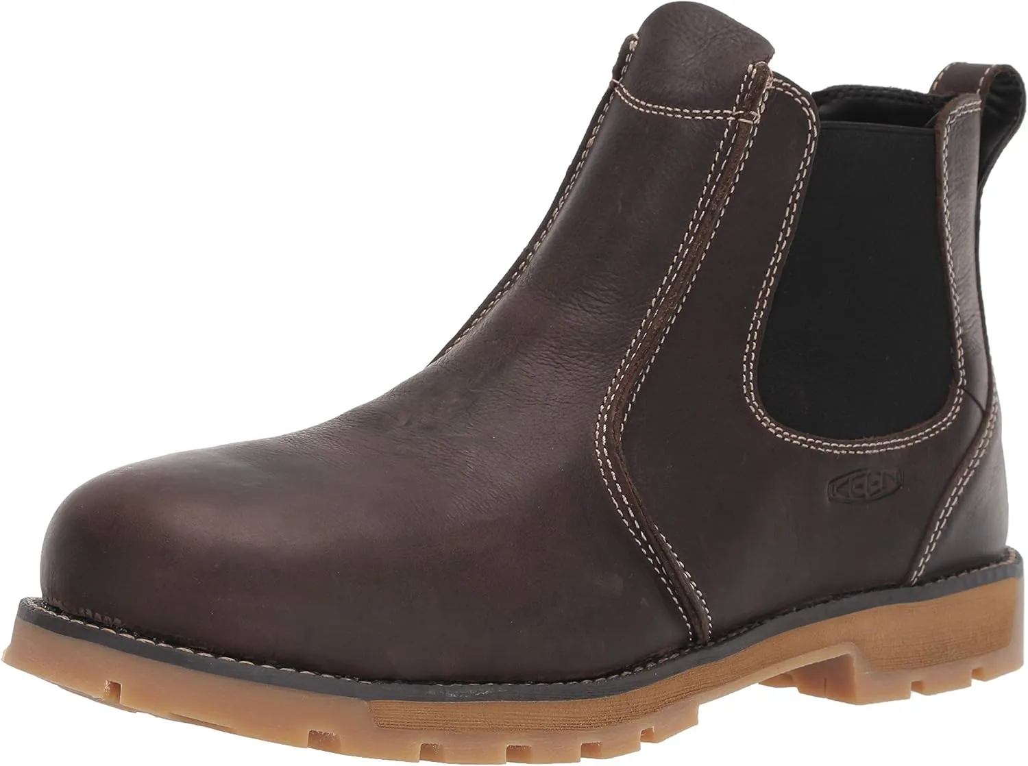 KEEN Utility Men's Seattle Romeo Mid Height Alloy Toe Pull On Work Shoe
