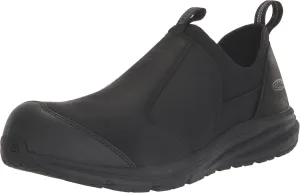 KEEN Utility Men's Vista Energy  Shift Low Height Composite Toe ESD Leather Slip-On Industrial Work Shoe
