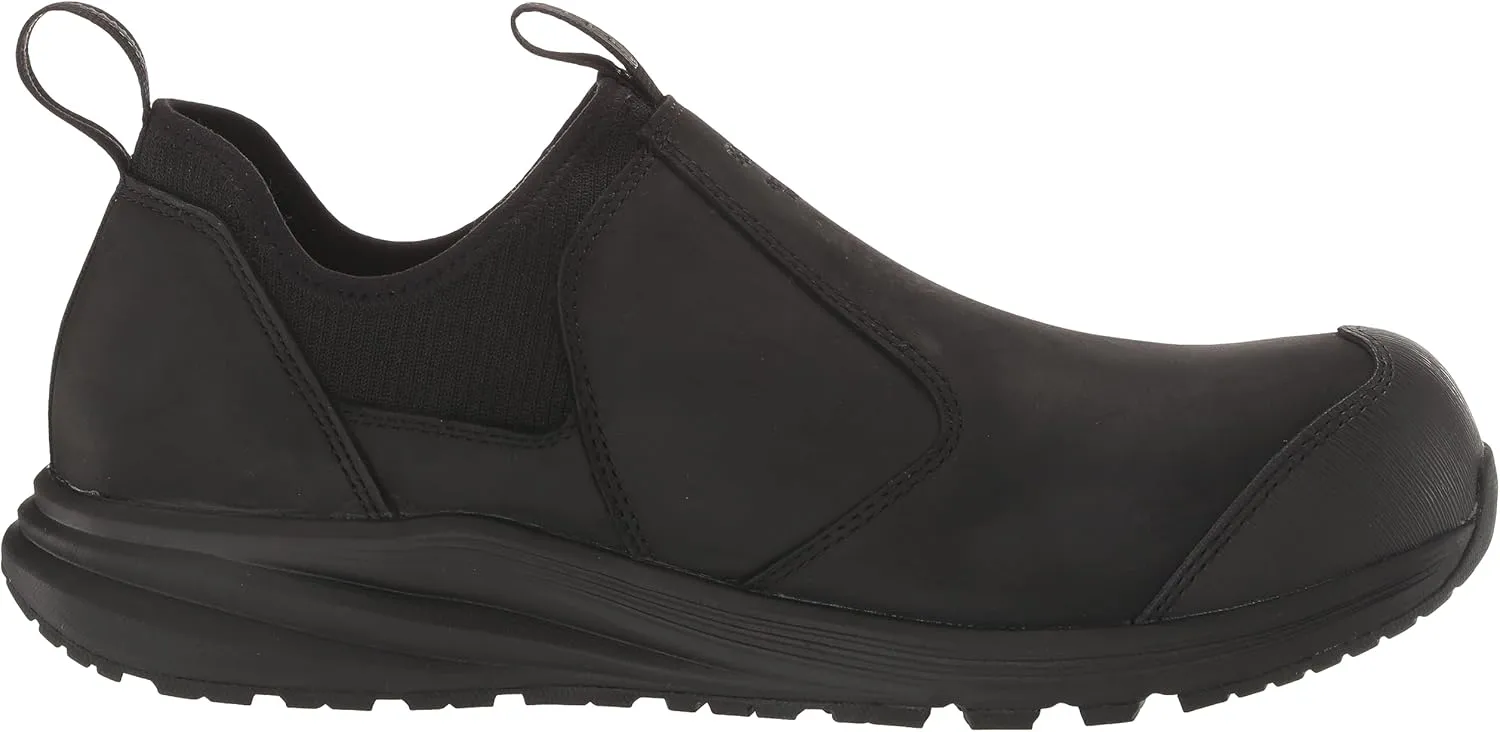 KEEN Utility Men's Vista Energy  Shift Low Height Composite Toe ESD Leather Slip-On Industrial Work Shoe
