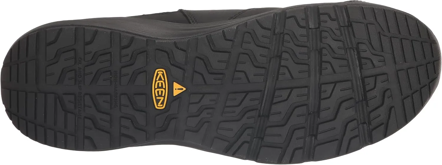 KEEN Utility Men's Vista Energy  Shift Low Height Composite Toe ESD Leather Slip-On Industrial Work Shoe