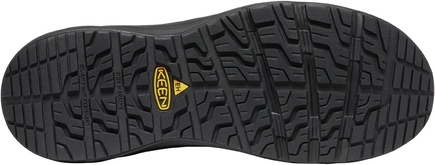 KEEN Utility Men's Vista Energy  Shift Low Height Composite Toe ESD Leather Slip-On Industrial Work Shoe