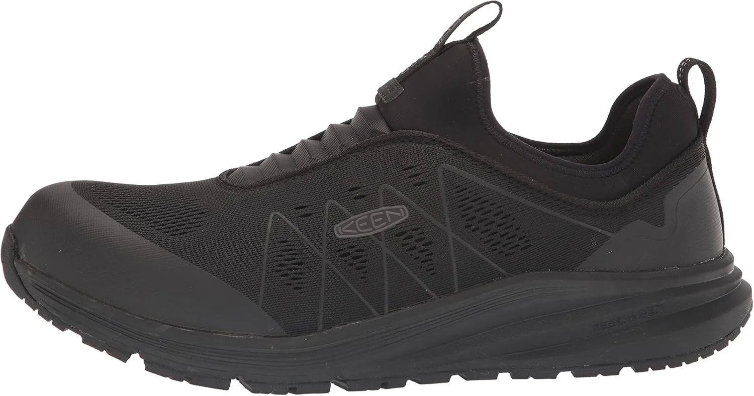KEEN Utility Men's Vista Energy Shift Low Height Composite Toe ESD Slip on Industrial Work Shoes