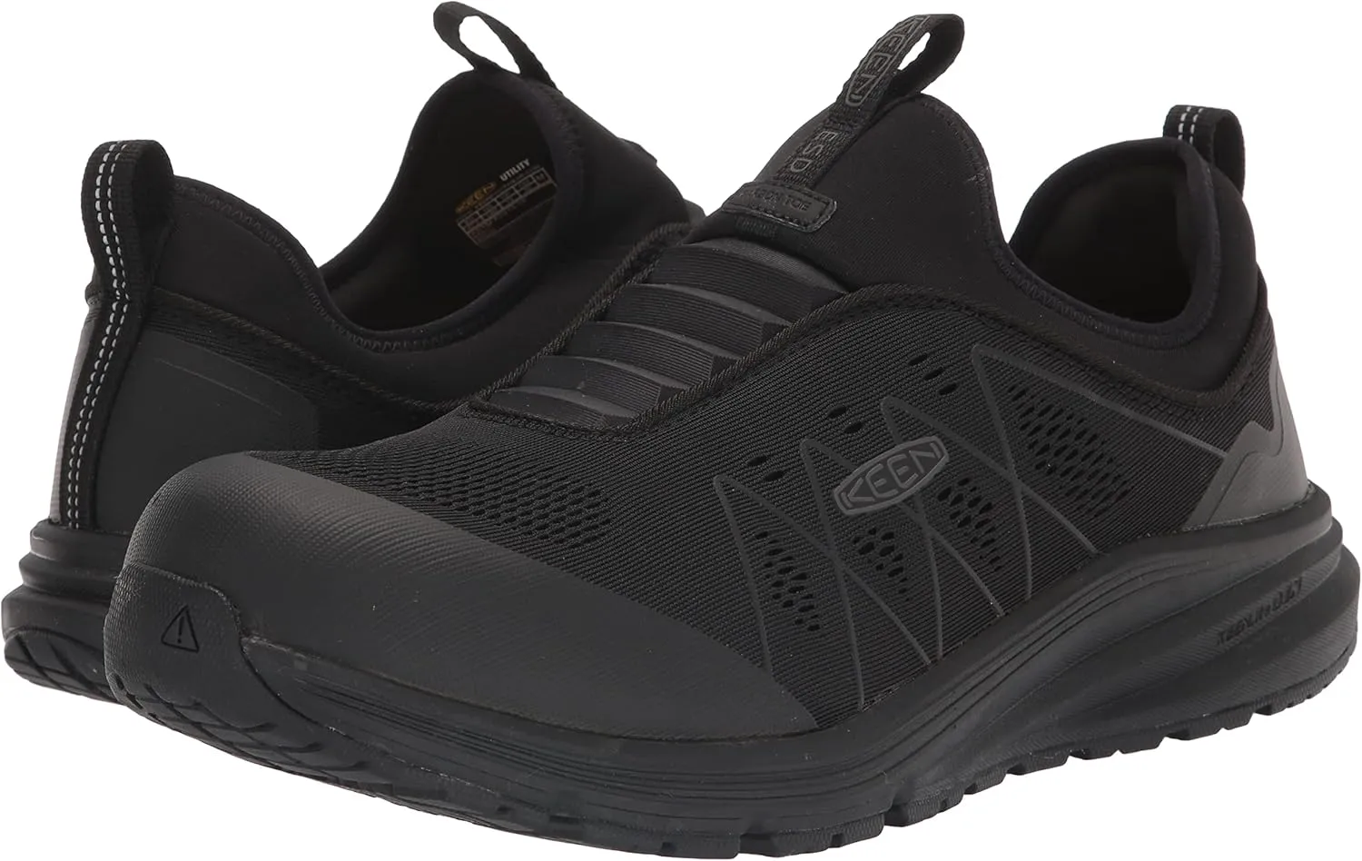 KEEN Utility Men's Vista Energy Shift Low Height Composite Toe ESD Slip on Industrial Work Shoes