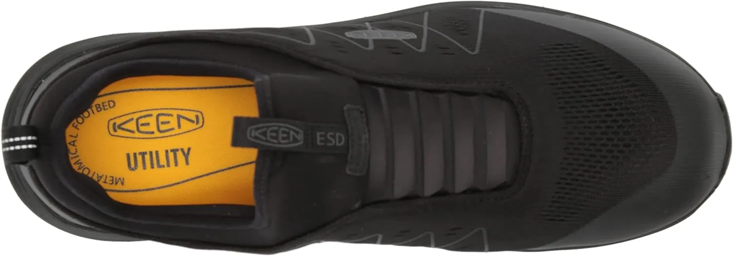 KEEN Utility Men's Vista Energy Shift Low Height Composite Toe ESD Slip on Industrial Work Shoes