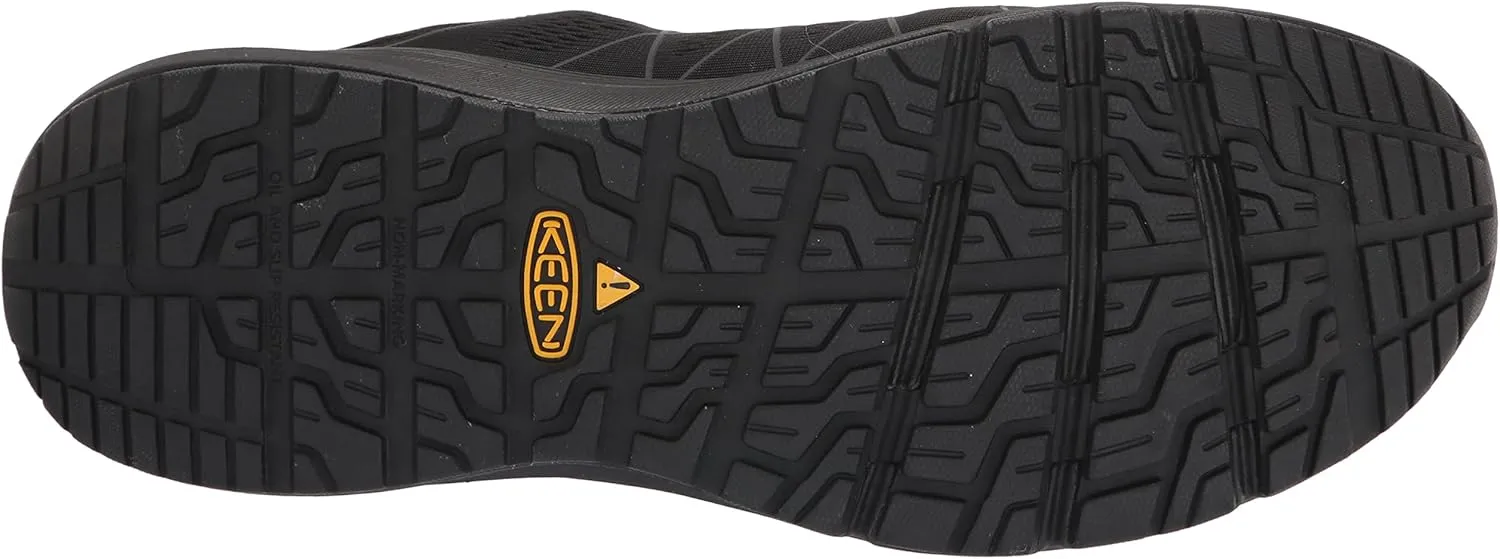 KEEN Utility Men's Vista Energy Shift Low Height Composite Toe ESD Slip on Industrial Work Shoes