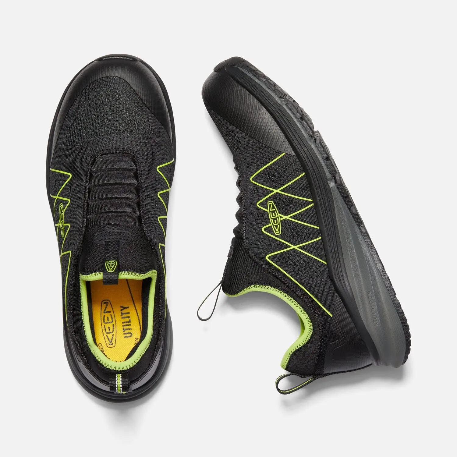 KEEN Utility Men's Vista Energy Shift Low Height Composite Toe Slip-On Industrial Work Shoe
