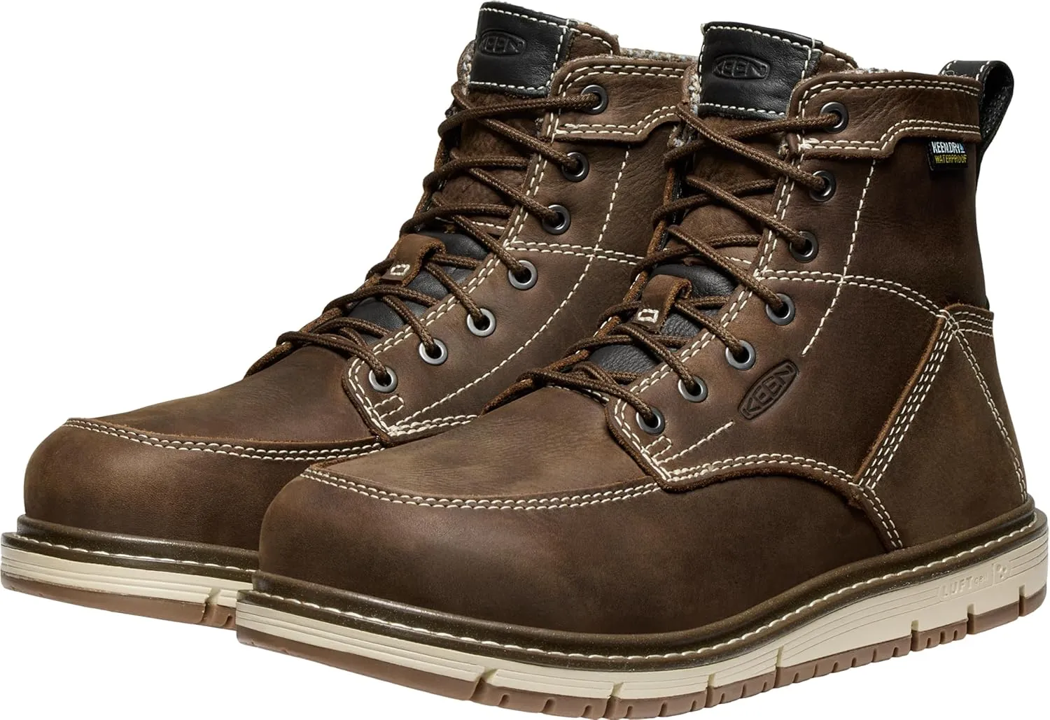 KEEN Utility Women's San Jose 6" Alloy Toe Waterproof Wedge Work Boot