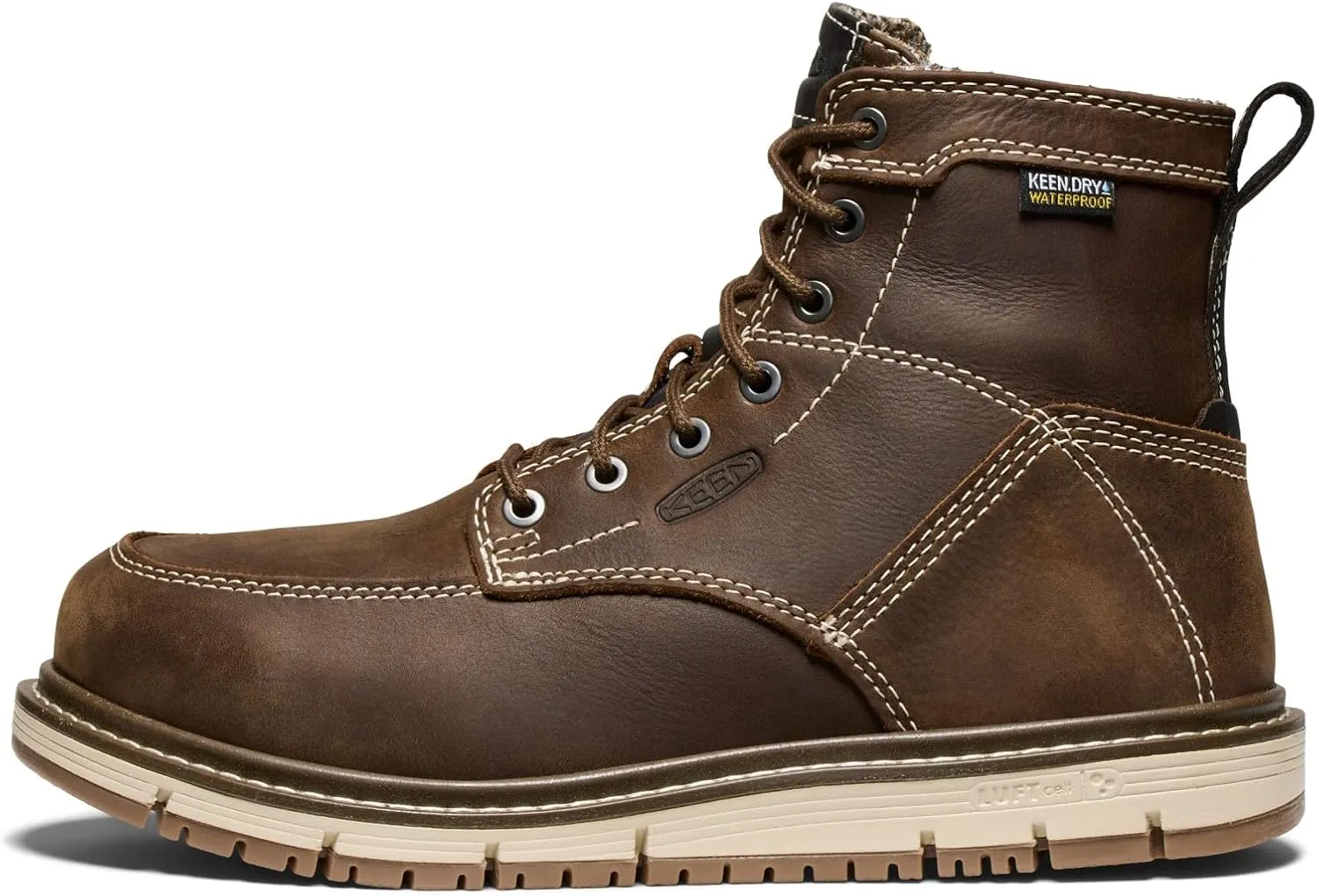 KEEN Utility Women's San Jose 6" Alloy Toe Waterproof Wedge Work Boot