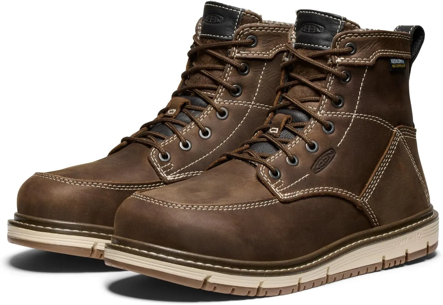 KEEN Utility Women's San Jose 6" Alloy Toe Waterproof Wedge Work Boot