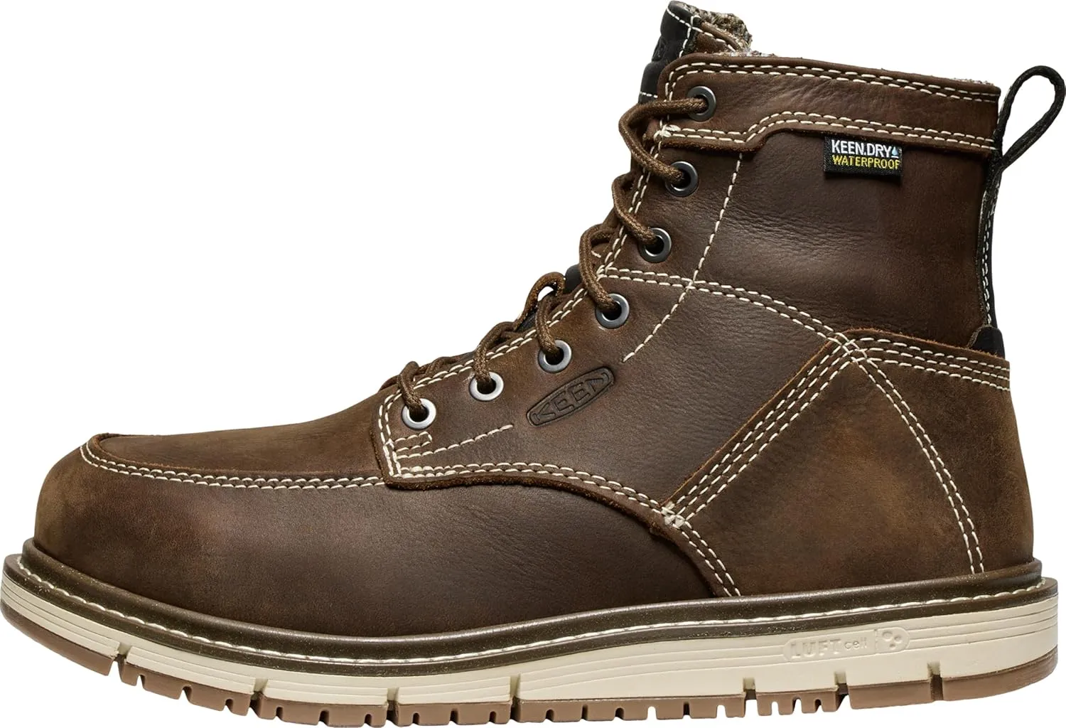 KEEN Utility Women's San Jose 6" Alloy Toe Waterproof Wedge Work Boot
