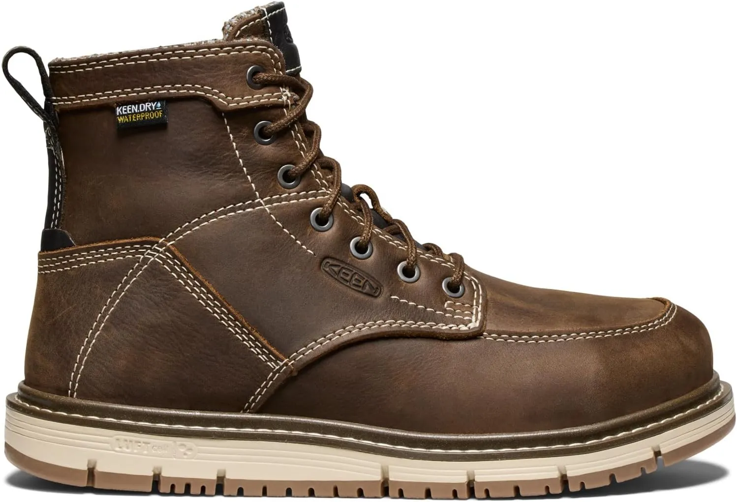 KEEN Utility Women's San Jose 6" Alloy Toe Waterproof Wedge Work Boot