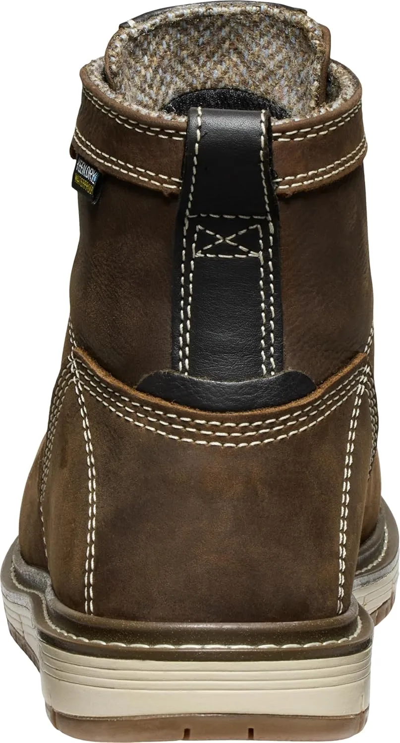 KEEN Utility Women's San Jose 6" Alloy Toe Waterproof Wedge Work Boot