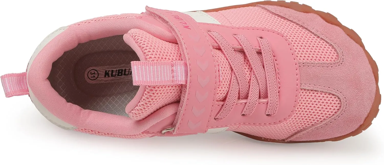 KUBUA Boys Girls Sneakers Kids Barefoot Shoes Comfort Anti-Slip Walking Shoes for Indoor Outdoor Toddler Little Big Kid