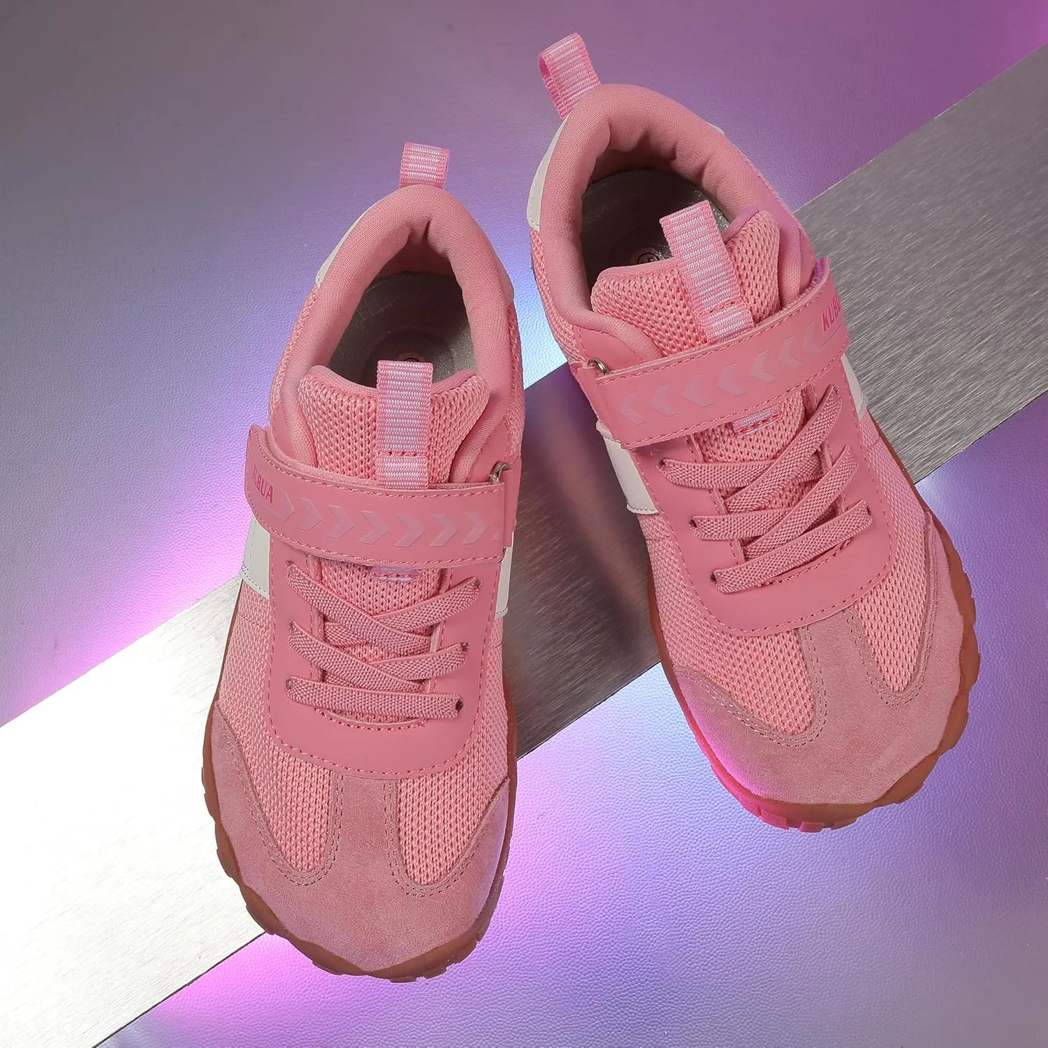 KUBUA Boys Girls Sneakers Kids Barefoot Shoes Comfort Anti-Slip Walking Shoes for Indoor Outdoor Toddler Little Big Kid