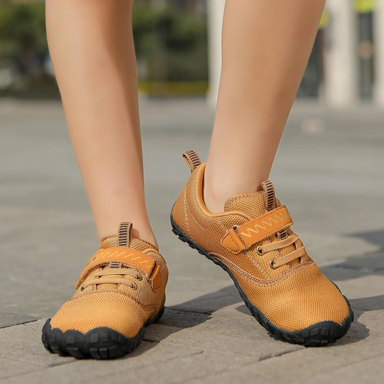 KUBUA Kids Barefoot Shoes Boys Girls Sneakers Naturally Splay Shoes Toddler Little Big Kid
