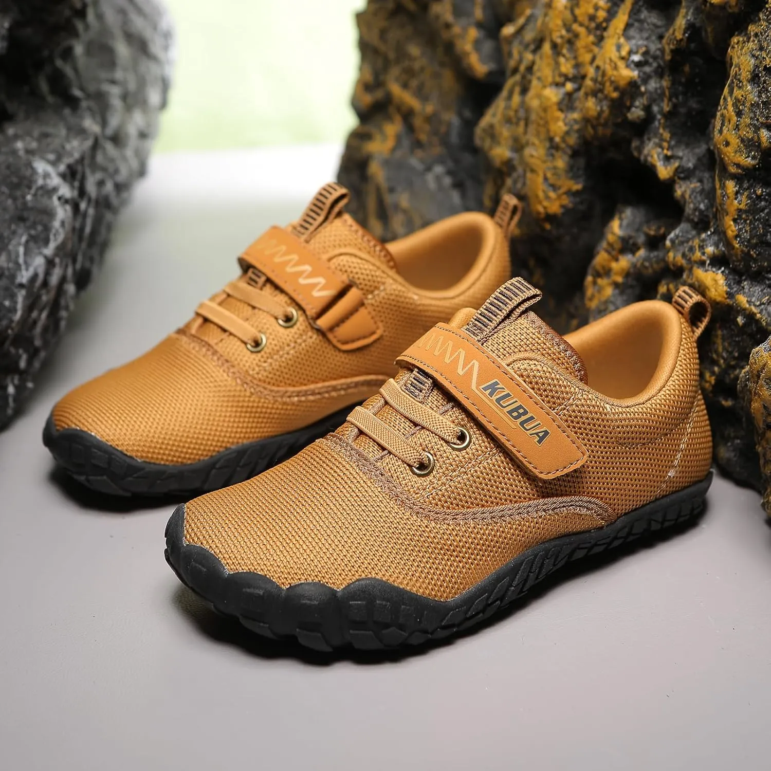 KUBUA Kids Barefoot Shoes Boys Girls Sneakers Naturally Splay Shoes Toddler Little Big Kid