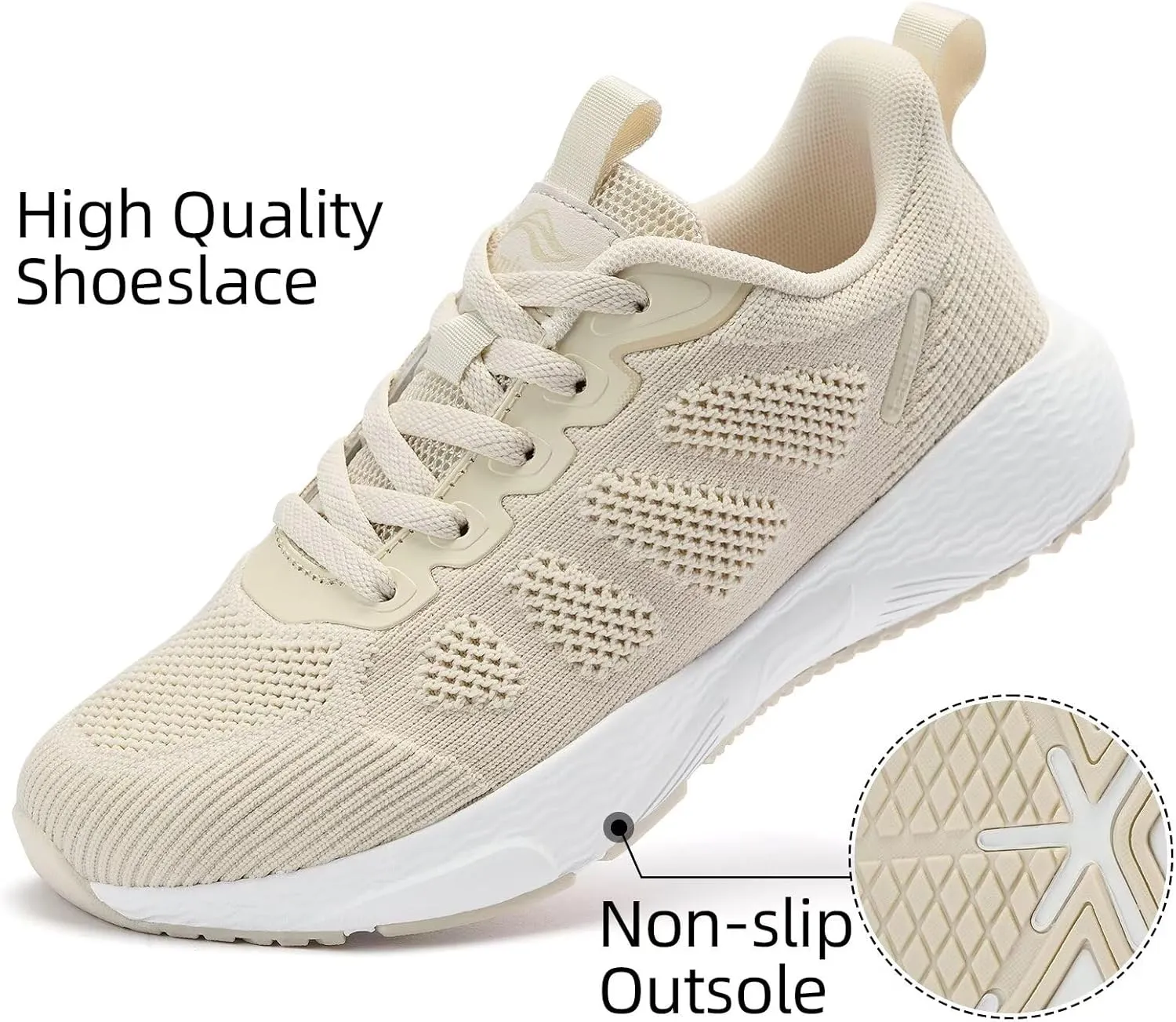 Lamincoa Women's Walking Shoes Running Lightweight Sneakers Comfortable Tennis Athletic Shoes Outdoor Gym Sport Workout