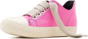 Low Top Sneakers for Women Jumbo Lace-Up Comfort Walking Shoes Wide Eyelets Trainers Casual Canvas Shoe