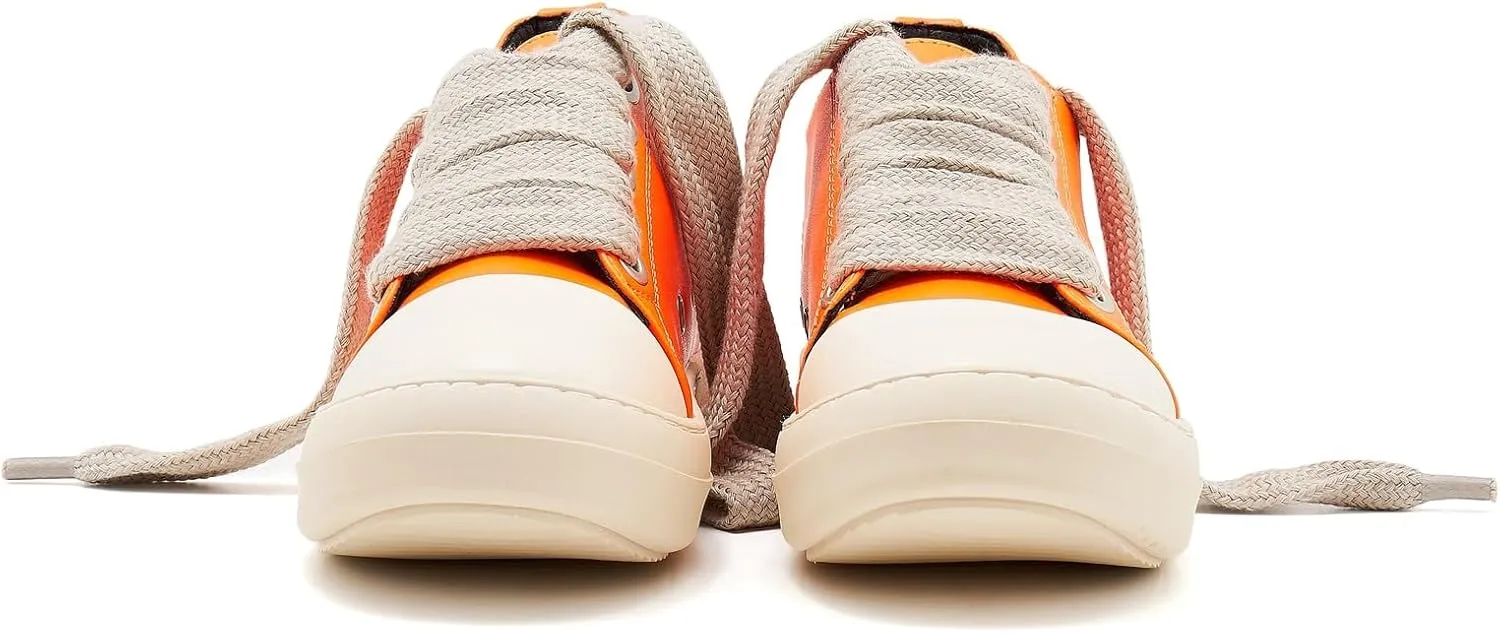 Low Top Sneakers for Women Jumbo Lace-Up Comfort Walking Shoes Wide Eyelets Trainers Casual Canvas Shoe
