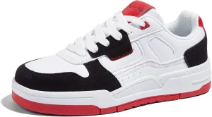 LUCKY STEP Women's Lace Up Fashion Casual Sneakers Low Top Walking Shoes Platform Comfort Non Slip Tennis Shoes