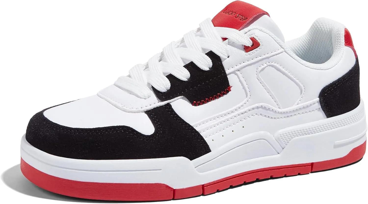LUCKY STEP Women's Lace Up Fashion Casual Sneakers Low Top Walking Shoes Platform Comfort Non Slip Tennis Shoes
