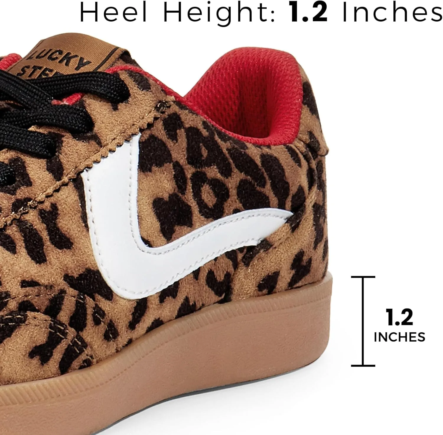 LUCKY STEP Women's Retro Fashion Sneakers Classic Casual Walking Shoes Non Slip Comfort Skate Shoes