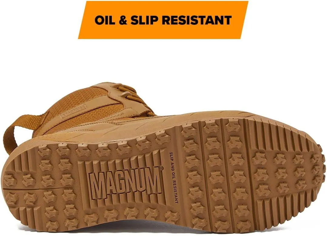 MAGNUM Men's Bragg Waterproof Tactical Boots for Men, Mens Military Hiking Boots, Breathable Light Weight Work Boots for Men