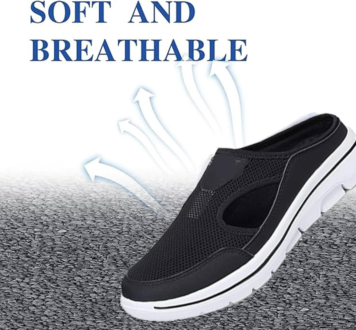Meaboots Sandals - Meaboots Men's Comfort Breathable Support Sports Sandals, Meaboots Orthopedic for Men Slip on Sandals