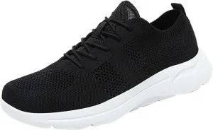 Men's Casual Dress Shoes Comfort Walking Shoes Mesh Running Shoes for Women Arch Support Casual Shoes Trendy Slip On Sneakers Steel Toe Tennis Shoe Trainers Shoe