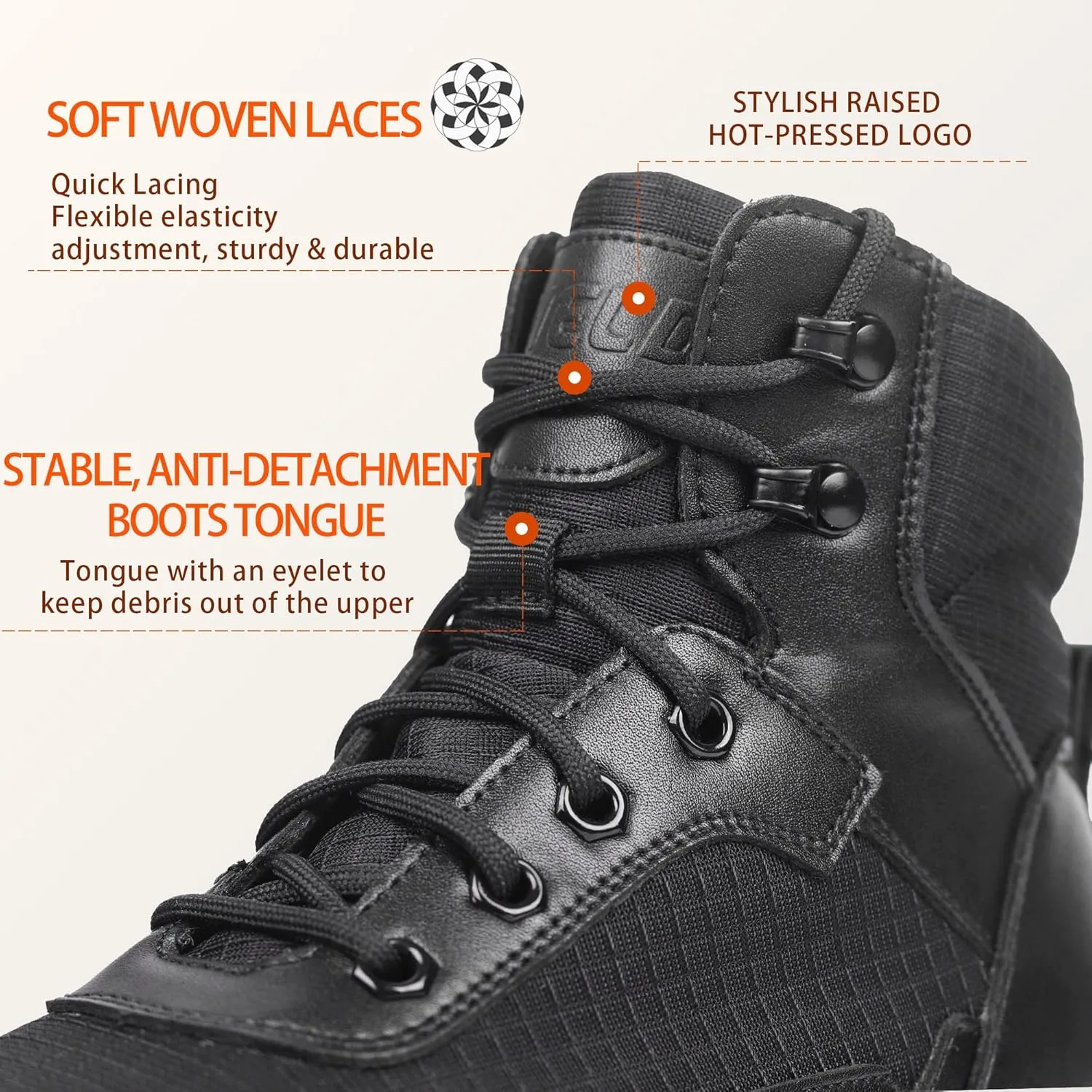 Men's Military Tactical Boots Lightweight Hiking Jungle Army Combat Work Boots
