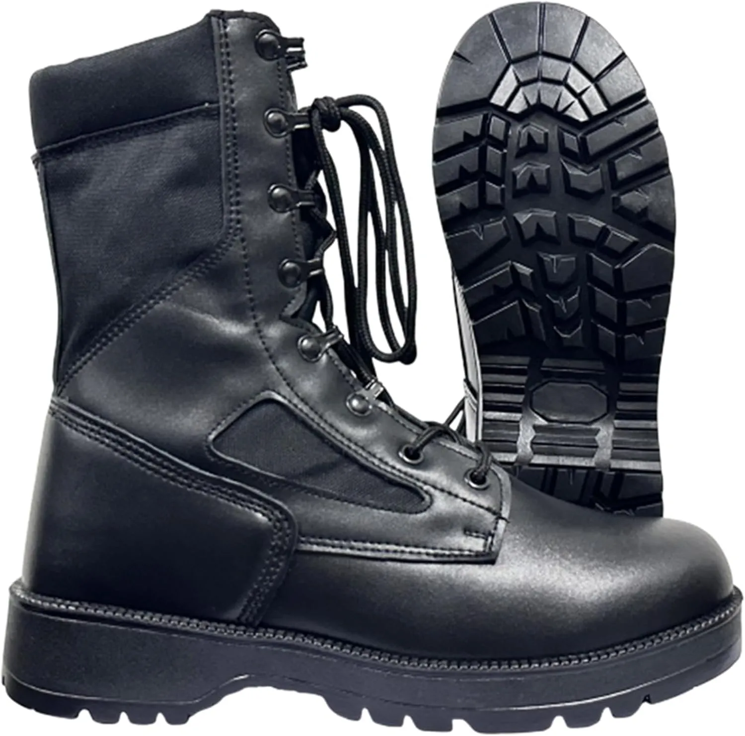 Mens Military Tactical Boots Man Lace Up Hiking Work Army Boots Outdoor Men Combat Shoes
