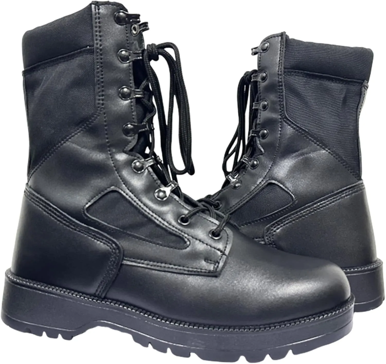 Mens Military Tactical Boots Man Lace Up Hiking Work Army Boots Outdoor Men Combat Shoes
