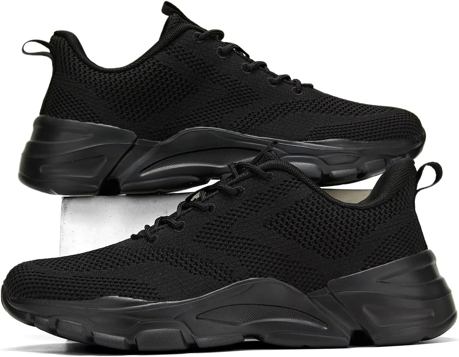 Mens Road-Running Shoes Walking Shoes Fashion Athletic Sneakers Working Gym Comfort Lightweight Mesh Shoes