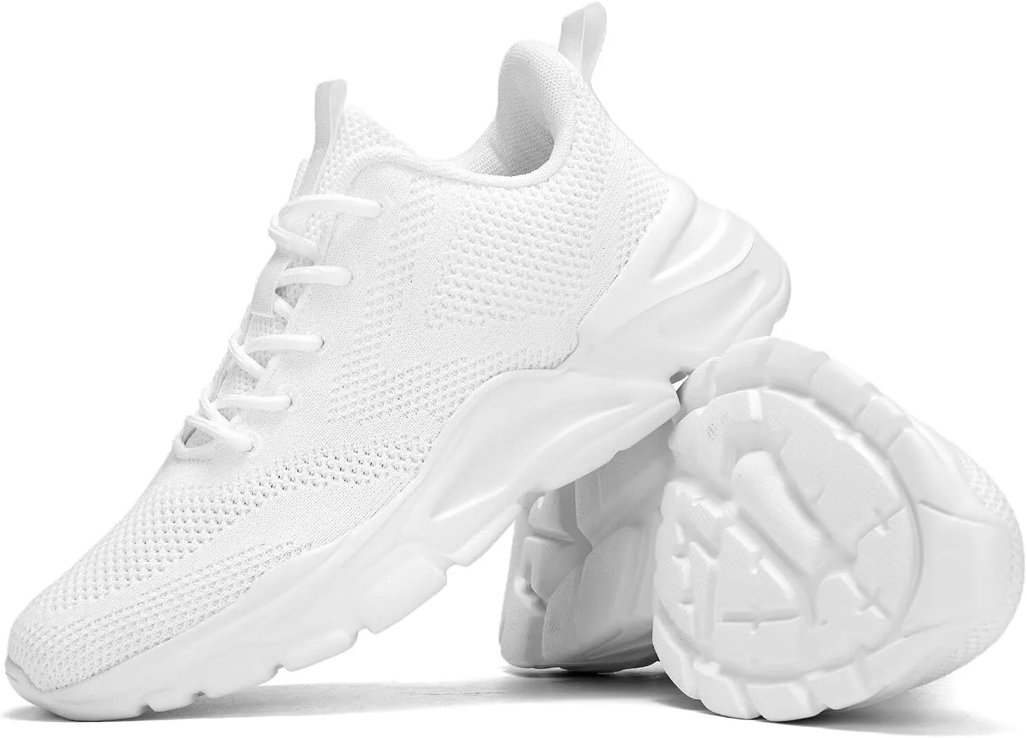 Mens Road-Running Shoes Walking Shoes Fashion Athletic Sneakers Working Gym Comfort Lightweight Mesh Shoes