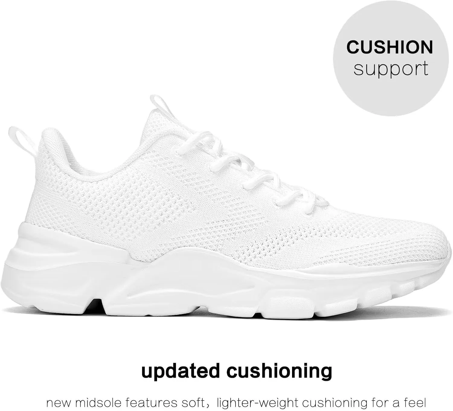 Mens Road-Running Shoes Walking Shoes Fashion Athletic Sneakers Working Gym Comfort Lightweight Mesh Shoes