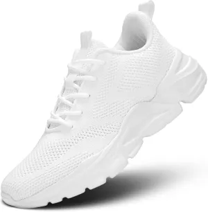 Mens Road-Running Shoes Walking Shoes Fashion Athletic Sneakers Working Gym Comfort Lightweight Mesh Shoes