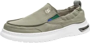 Men's Slip-On Canvas Loafers for Relaxed Style - Lightweight Construction, Versatile for Weekend Outings or Errands