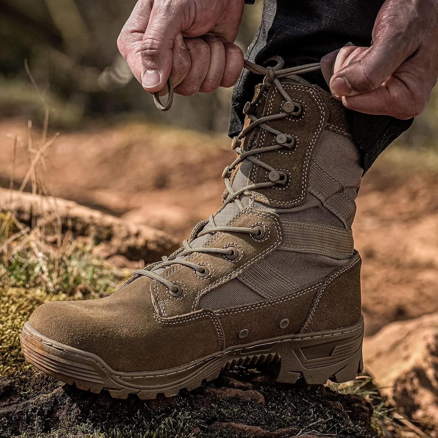 Men's Tactical Boots Military Work Boots Desert Combat Army Combat Boots for Hiking Motorcycle Climbing