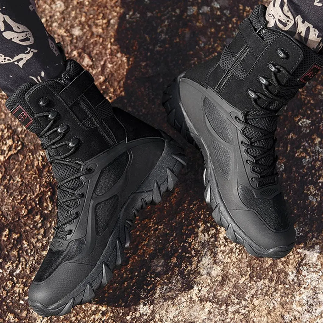 Men's Tactical Boots Military Work Boots Desert Combat Outdoor Boots for Hiking Motorcycle Climbing