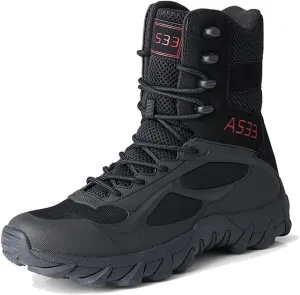 Men's Tactical Boots Military Work Boots Desert Combat Outdoor Boots for Hiking Motorcycle Climbing